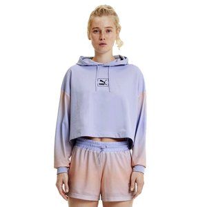 Puma tie dye hoodie purple NWT